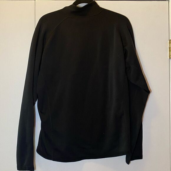 MARMOT Polartec Long Sleeve Quarter Zip Pullover Black Men’s Size Large - Picture 2 of 6